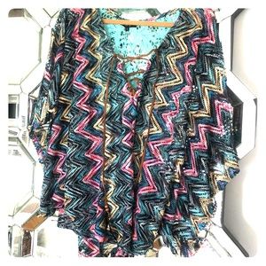 Sky bathing suit cover